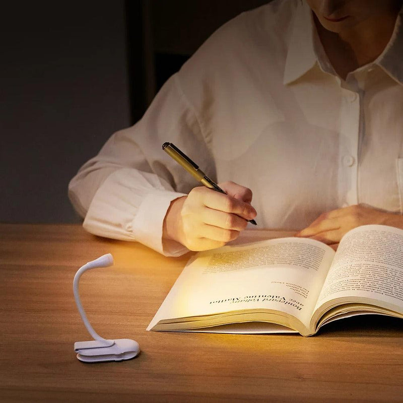 Mini luz do livro, Lâmpada de leitura USB recarregável - PeCadoo